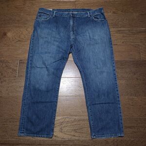 Polo Ralph Lauren Jeans Mens 46x30 Big Blue Denim Hampton Straight Classic Fit